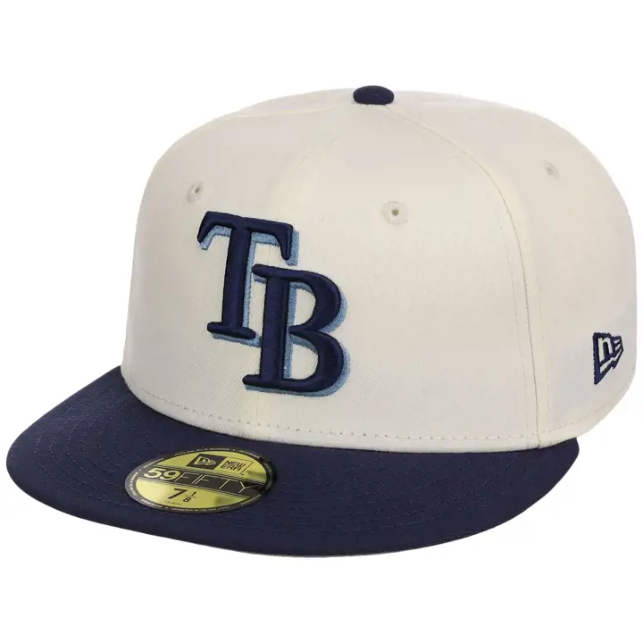 Tampa Bay Rays MLB LHD Core Chrome OTC 59FIFTY CHROME/MARINE/G