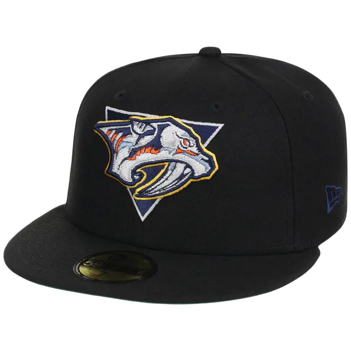 NASHVILLE PREDATORS NHL LHD Core Black OTC 59FIFTY BLK/BLK/K