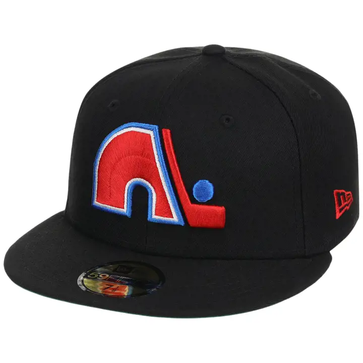 NORDIQUES DE QUÉBEC LNH DG Noir central OTC 59FIFTY BLK/BLK/VIF