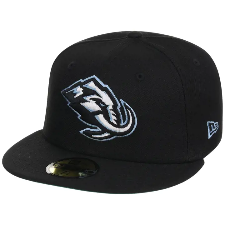 UTAH MAMMOTH LNH DGA Core Black OTC 59FIFTY BLK/BLK/KGRN