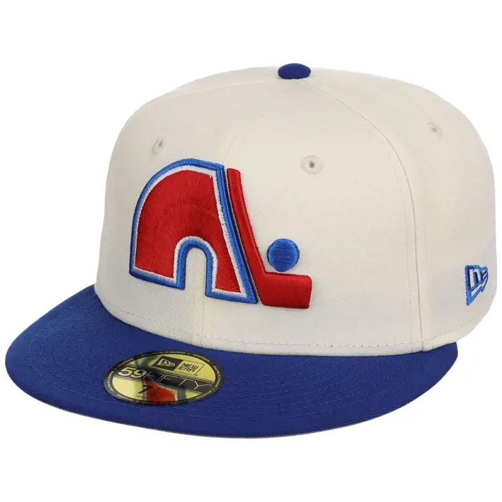 QUEBEC NORDIQUES NHL LHD Core Chrome OTC 59FIFTY CHROME/RBL/