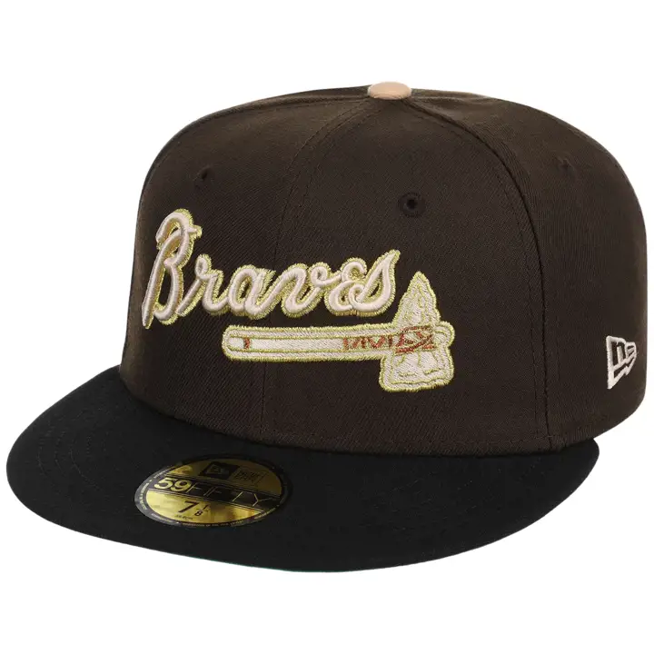Atlanta Braves MLB LHD ATLiens 59FIFTY NOISETTE/NOIR/VERTCL