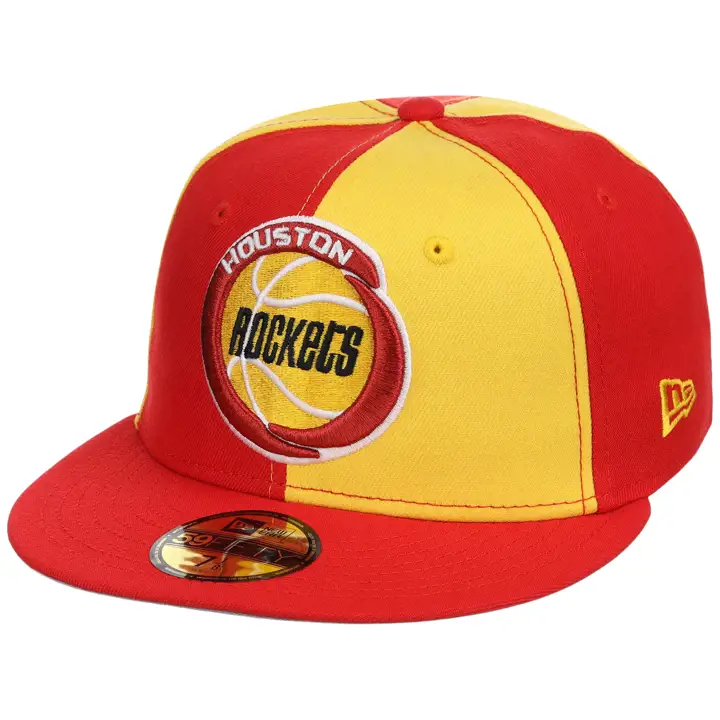 Casquette 59FIFTY LHD Pinwheel des Houston Rockets (NBA) YEL/RED/GRY