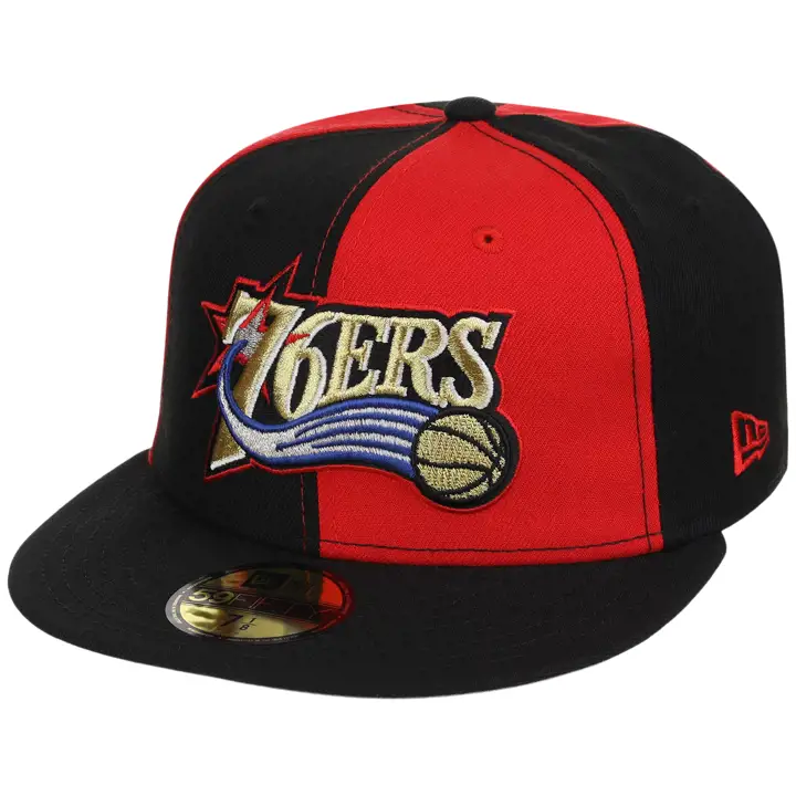 Philadelphia 76ers NBA LHD Pinwheel 59FIFTY ROUGE/NOIR/GRIS
