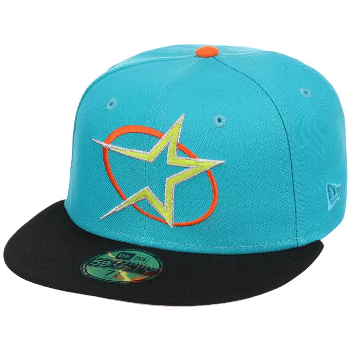 Houston Astros MLB x Lids x Reeyonce 59FIFTY TEAL/BLK/PNK