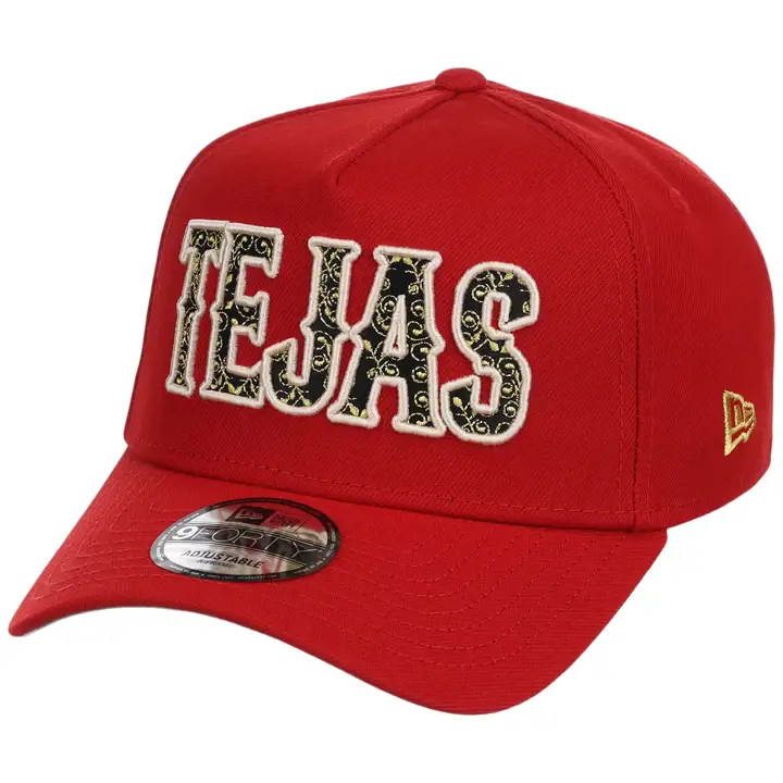 Texas Rangers MLB Dallas Local Tejas 9FORTY AF ROUGE/ROUGE/GRIS