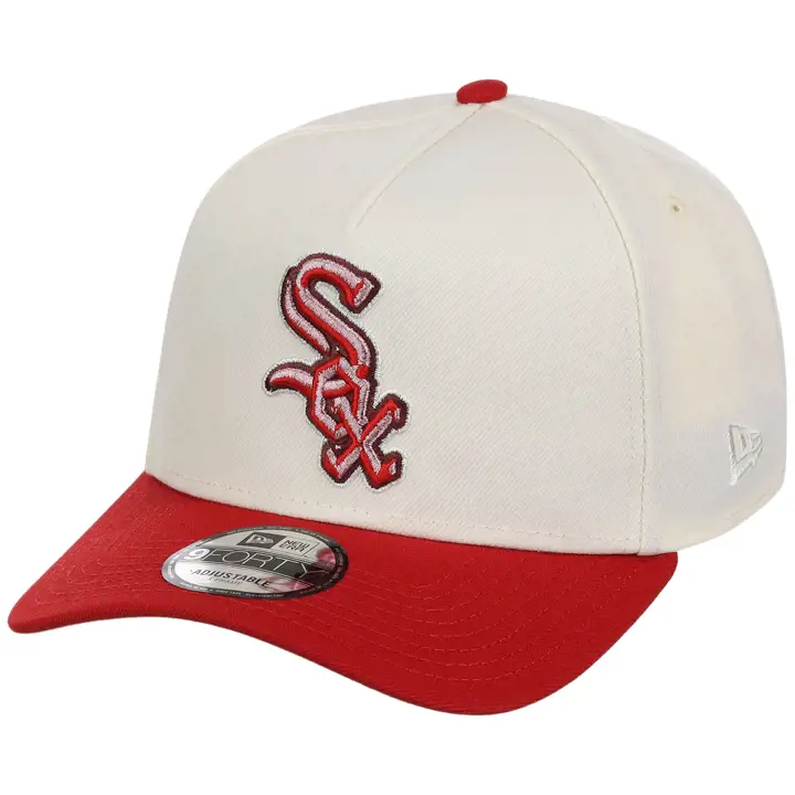 Chicago White Sox MLB Beveled Heart 9FORTY AF CHROME/ROUGE/ROSE