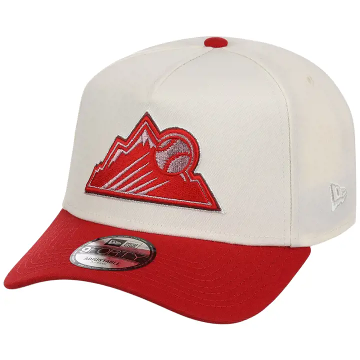 Colorado Rockies MLB Cœur biseauté 9FORTY AF CHROME/ROUGE/ROSE