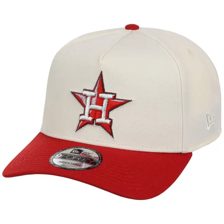Casquette Houston Astros MLB Cœur Biseauté 9FORTY AF CHROME/ROUGE/ROSE