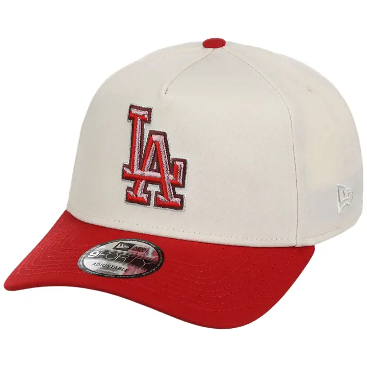 Casquette Los Angeles Dodgers MLB Beveled Heart 9FORTY AF CHROME/RED/P