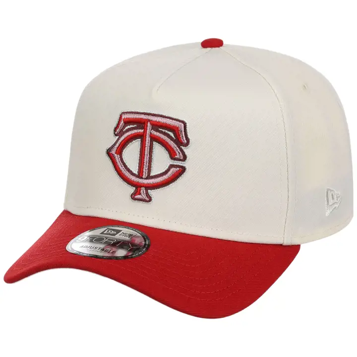 Minnesota Twins MLB Cœur biseauté 9FORTY AF CHROME/ROUGE/PNK