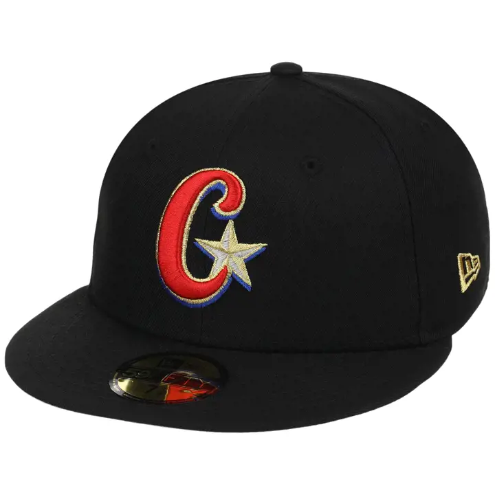 Cuba WBC LHD Métallique Noir 59FIFTY CHROME/RBL/GRY