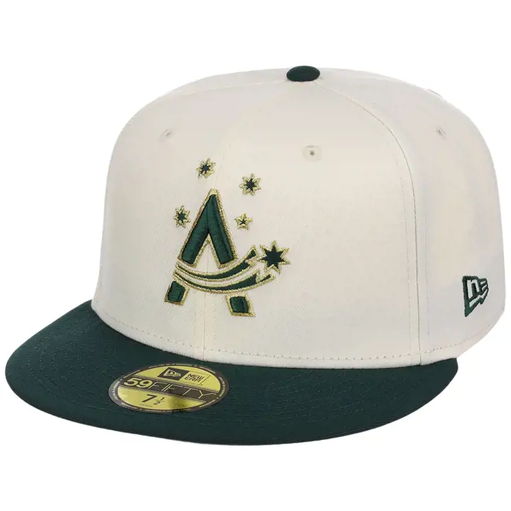 Australie WBC LHD Chrome Métallisé 59FIFTY CHROME/DKGRN/GRY