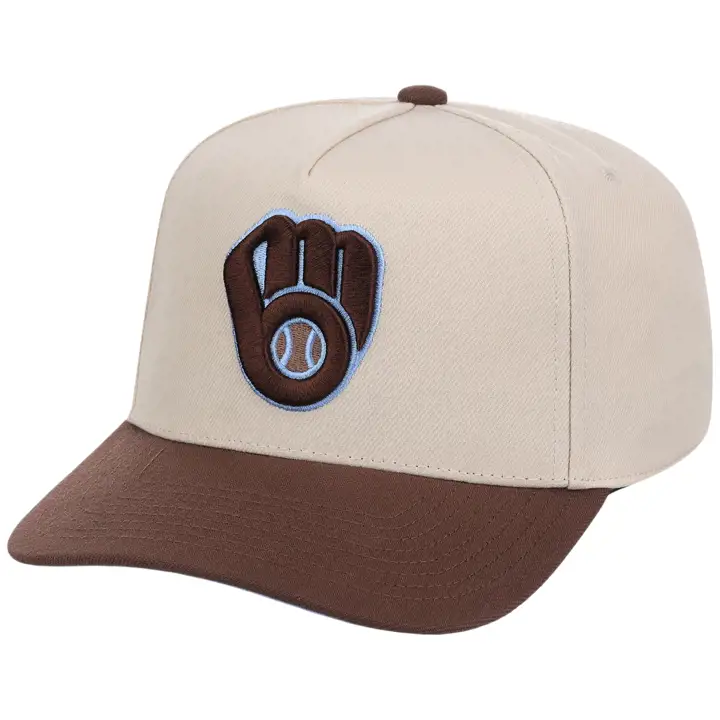Milwaukee Brewers MLB MN Leche Bleu Pro Pinch BLANCCASSÉ/MARRON/BLEUCIE