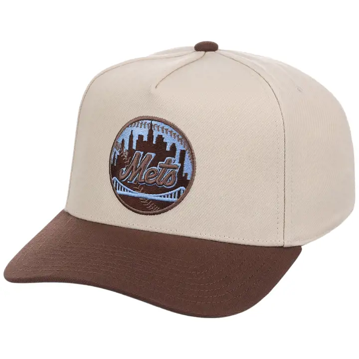 New York Mets MLB MN Leche Bleu Pro Pince BLANC CASSÉ/MARRON/BLEUCEL
