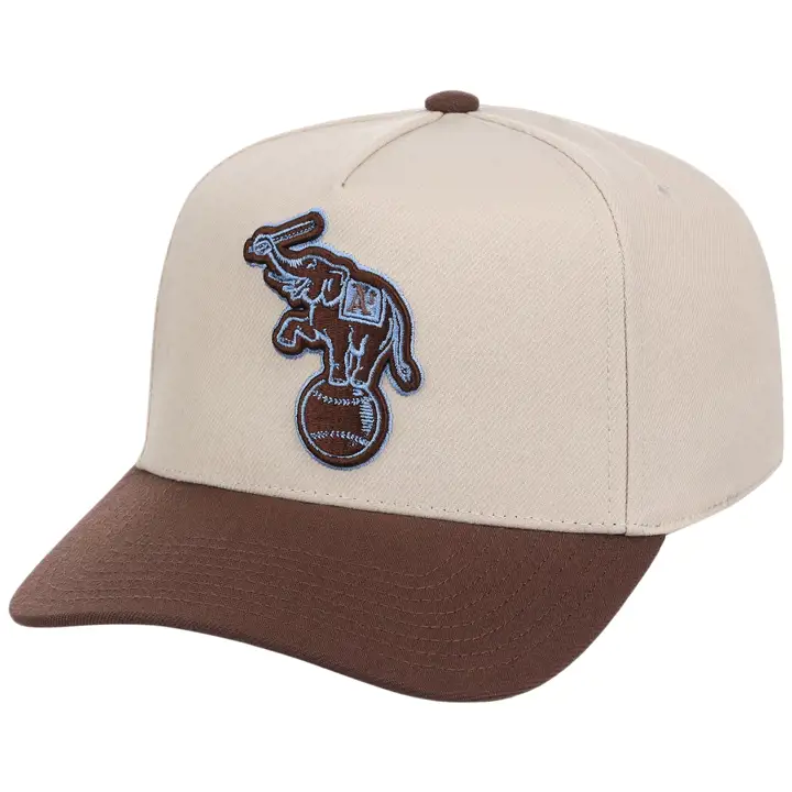 Casquette Oakland Athletics MLB MN Leche bleue Pro Pinch ÉCRU/MARRON/BLEU CLAIR