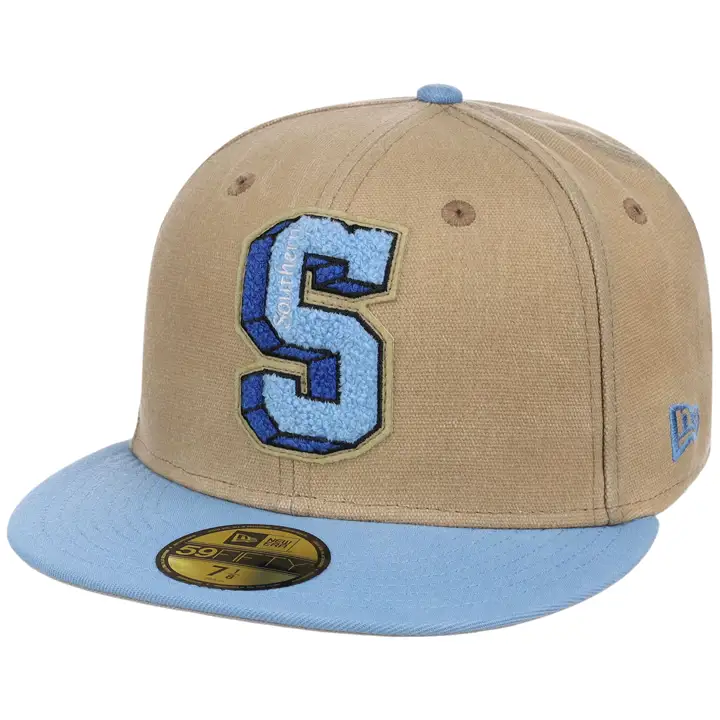SOUTHERN UNIVERSITY LHD HBCU Canvas 59FIFTY TAN/BLUE/GRY