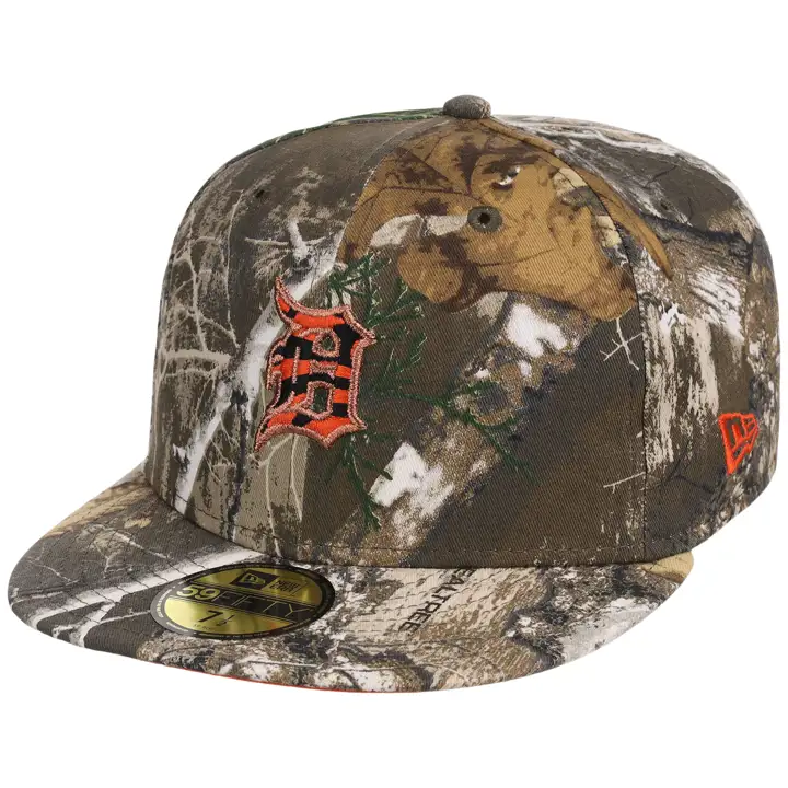 Detroit Tigers MLB DET Casquette locale Tiger Camo 59FIFTY CAMO/CAMO/OR
