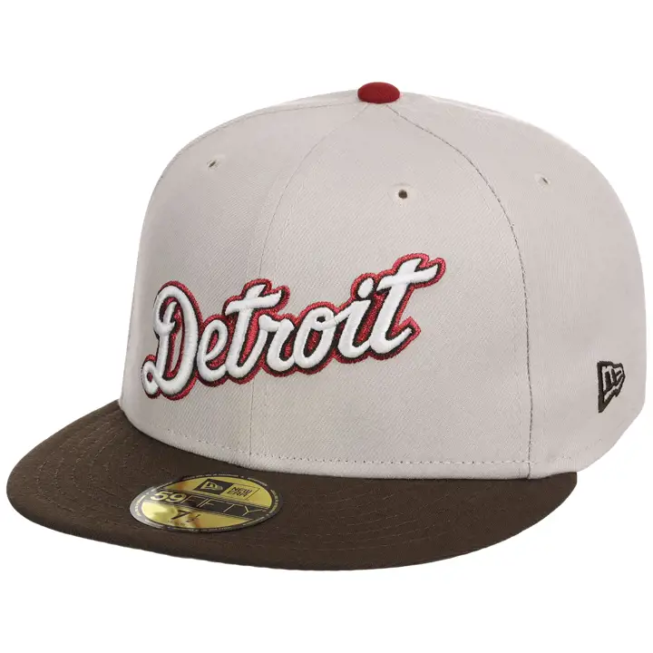 Detroit Tigers MLB DET Pierre Locale Marron 59FIFTY PIERRE/MARRON/GRIS