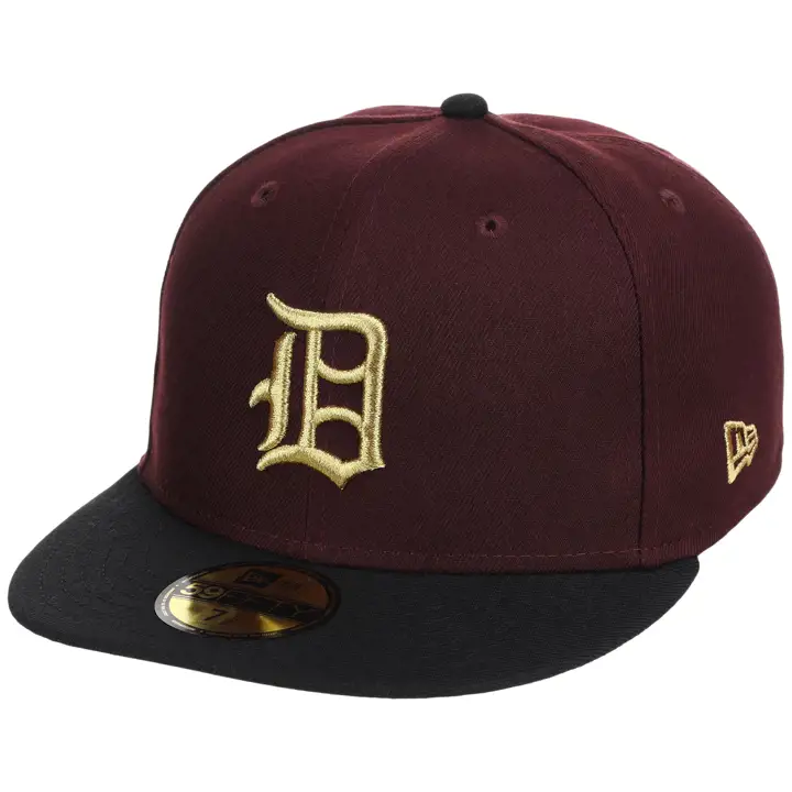 Detroit Tigers MLB DET Rouge grenat Noir 59FIFTY ROUGE GRENAT/NOIR/GRIS