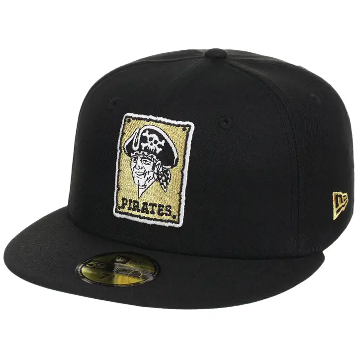 Casquette 59FIFTY MLB PR Local Clemente des Pirates de Pittsburgh – Noir/Noir/Vert