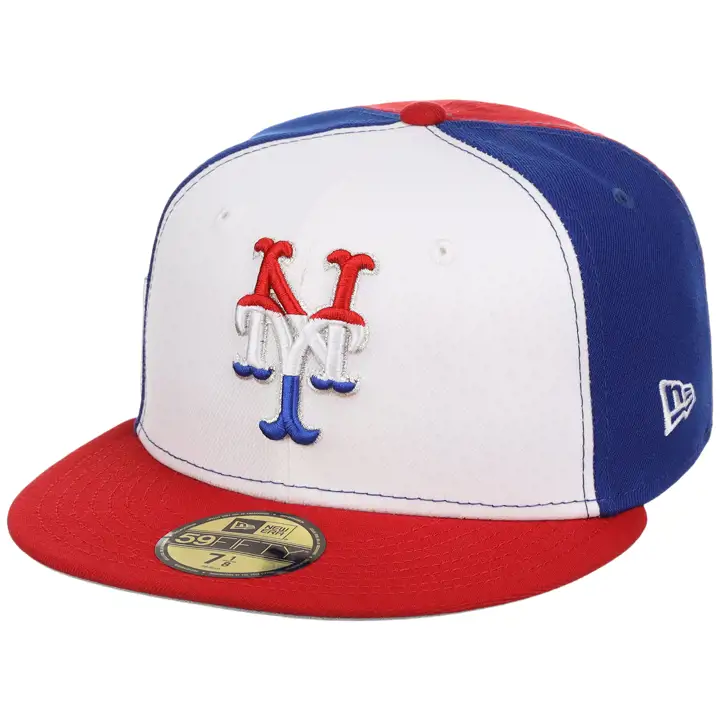 New York Mets MLB PR Local Pinwheel 59FIFTY BLC/ROU/GRI