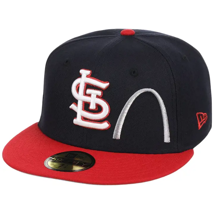 St. Louis Cardinals MLB STL Local Arch 59FIFTY BLEU MARINE/ROUGE/GRIS
