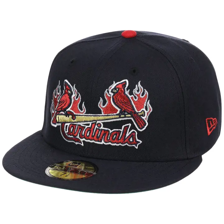 St. Louis Cardinals MLB STL Local Flame 59FIFTY BLEU MARINE/BLEU MARINE/GR