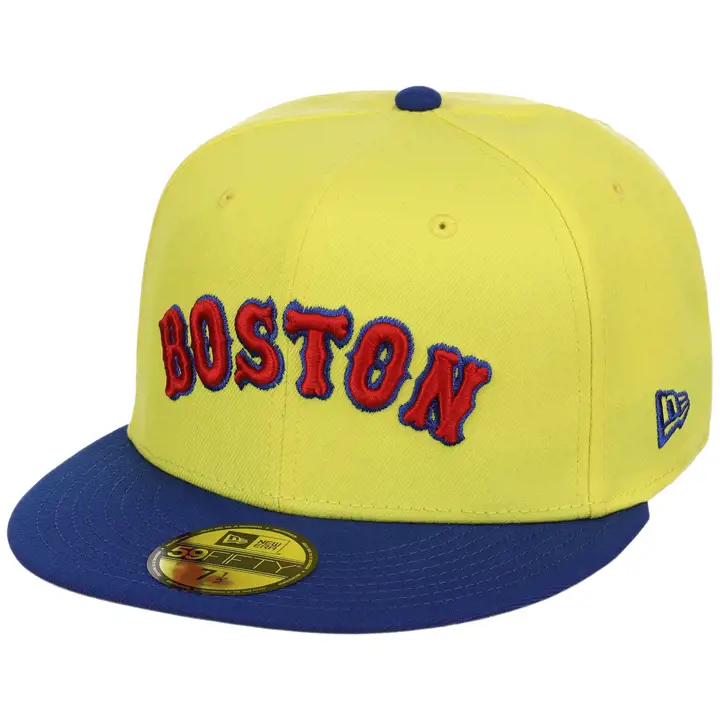 Boston Red Sox MLB LHD Czar 59FIFTY JAUNE/BLEU ROI/GRIS