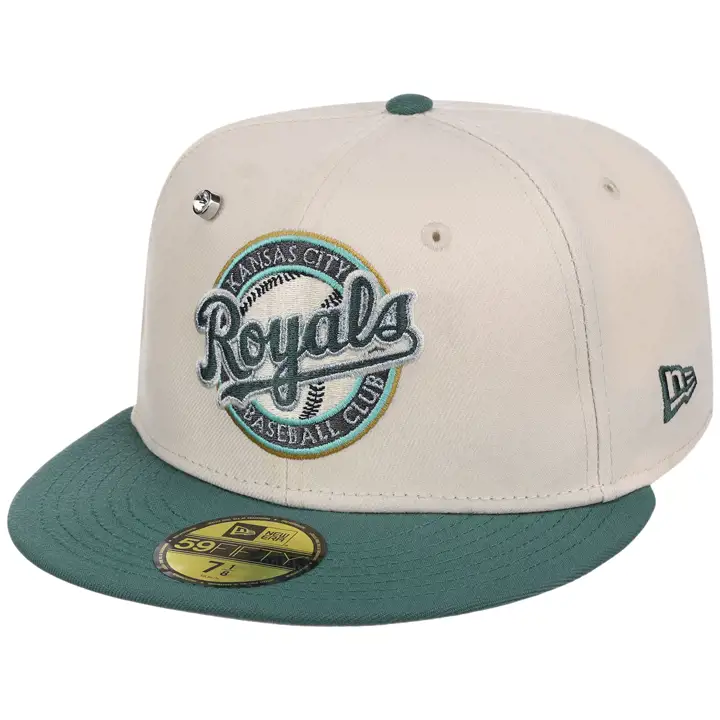 Kansas City Royals MLB SP26CP Crème Lichen 59FIFTY CRÈME/VERT FONCÉ