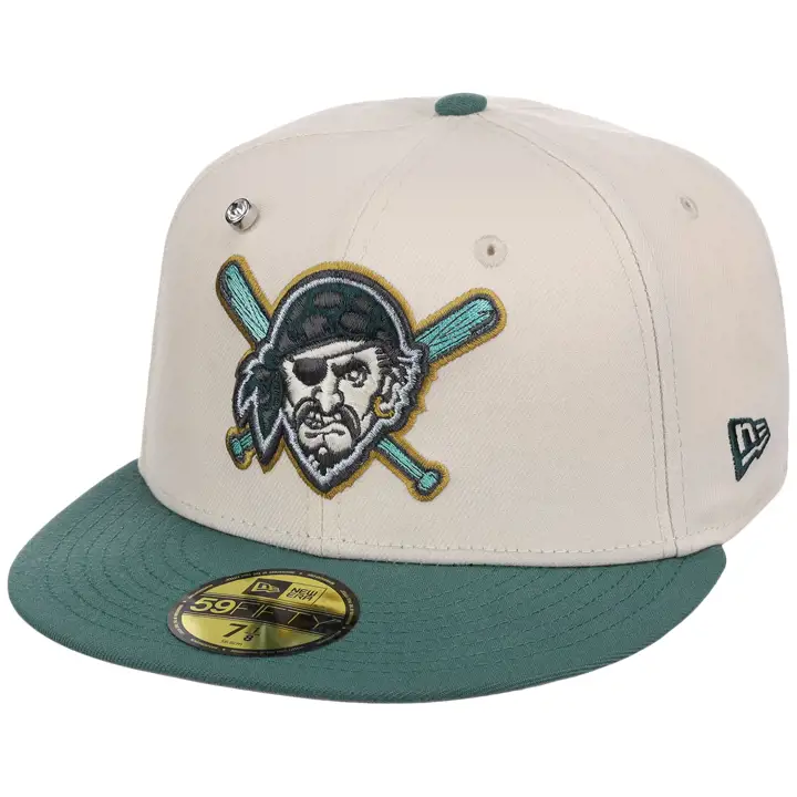 Pittsburgh Pirates MLB SP26CP Crème Lichen 59FIFTY CRÈME/DKG