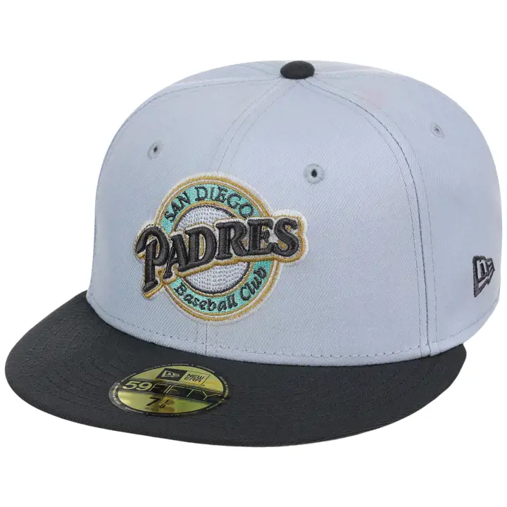 San Diego Padres MLB SP26CP Nuages de ciel 59FIFTY BLEU CIEL/GRAPHITE/GRIS