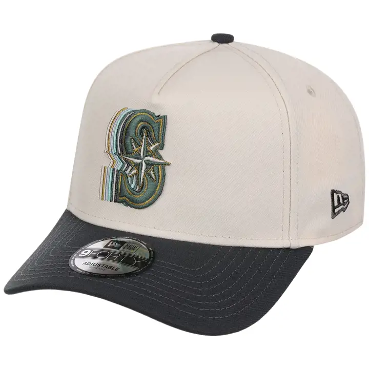 Seattle Mariners MLB SP26CP Crème Nuages 9FORTY AF CHROME/GR