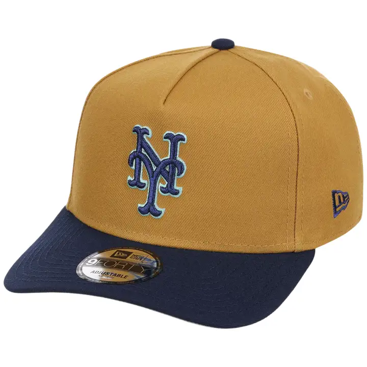 New York Mets MLB SP26CP Bleu Marine Dusted 9FORTY AF KHA/NAVY/GRY