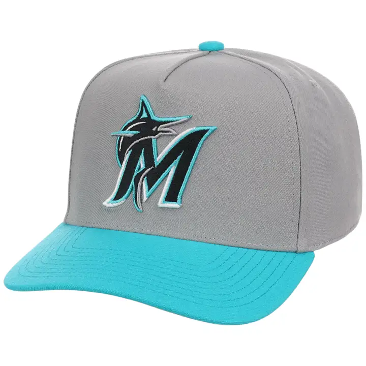 Casquette Pro Pinch Miami Marlins MLB MN Heritage Series GRIS/TURQUOISE/GRIS