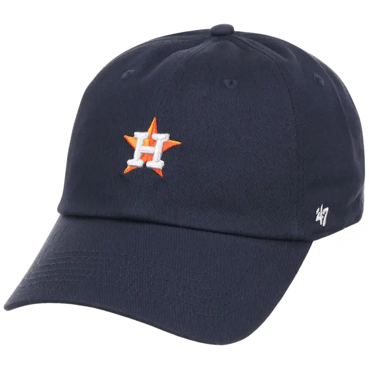 Casquette souple ajustable HOUSTON ASTROS MLB '47 Clean Up Bleu Marine