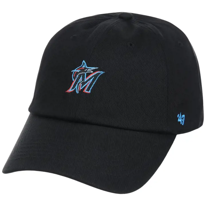 Casquette '47 Clean Up MLB Miami Marlins noire