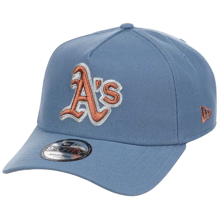 Oakland Athletics MLB Casquette 9FORTY bleu délavé AF BLEU/GRI