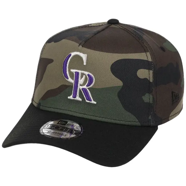 Colorado Rockies MLB Woodland OTC 9FORTY AF WOODLAND/NOIR/GRIS