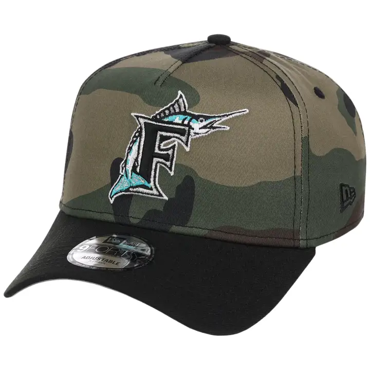 Florida Marlins MLB Woodland OTC 9FORTY AF WOODLAND/BLK/GRY