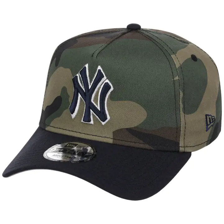 New York Yankees MLB Woodland OTC 9FORTY AF WOODLAND/BLEU MARINE/GR