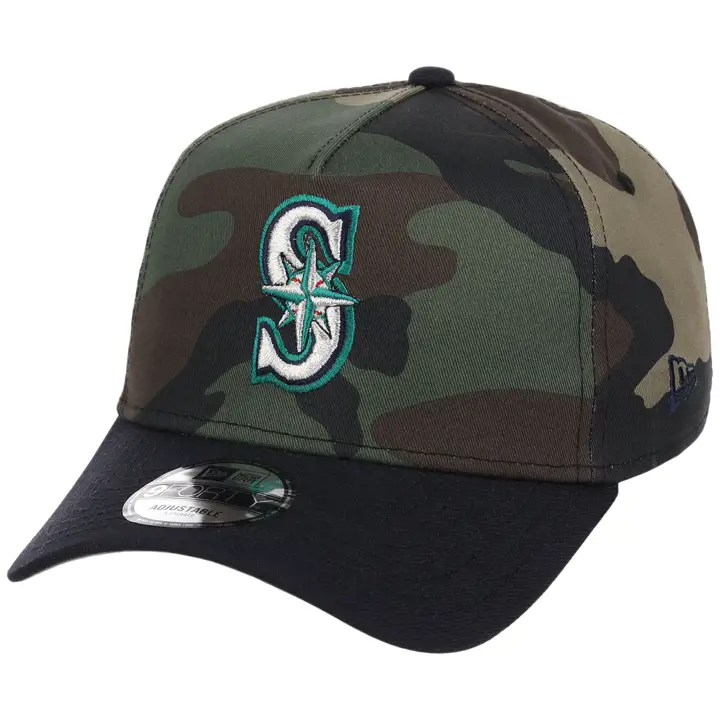 Seattle Mariners MLB Woodland OTC 9FORTY AF BOIS/MARINE/GR