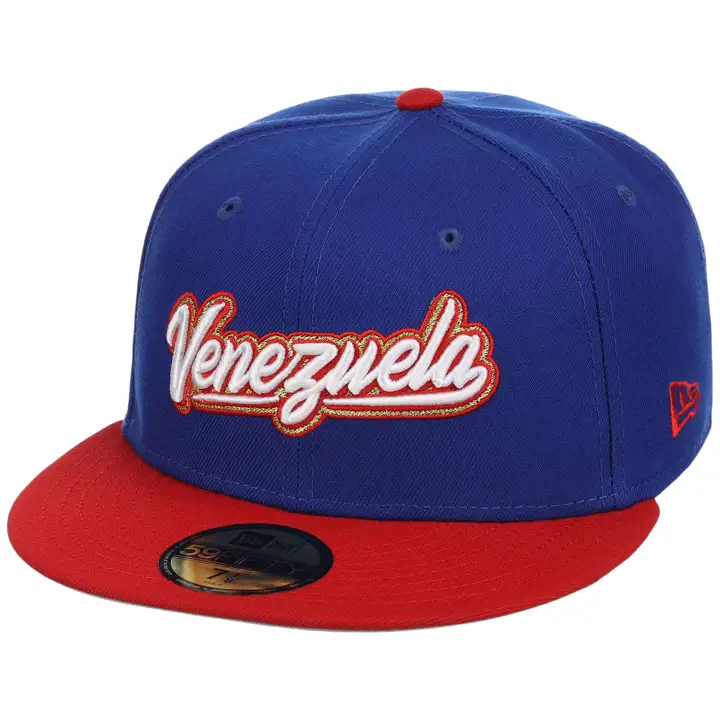 Venezuela LHD WBC Metallic Wdmrk 59FIFTY RBL/RED/GRY