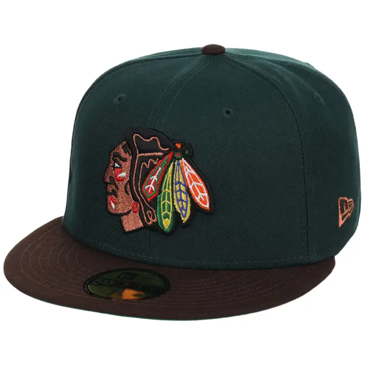 Chicago Blackhawks DG NHL 100ème 59FIFTY VFN/BLK/VGE