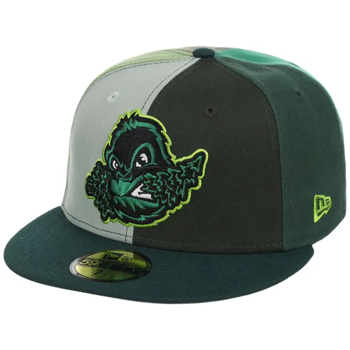 EUGENE EMERALDS LHD MILB Lundi 59FIFTY AST/DKGRN/GRY
