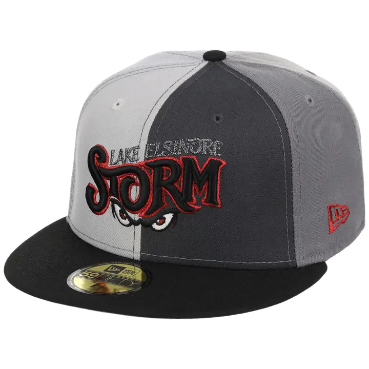 LAKE ELSINORE STORM LHD MILB Lundi 59FIFTY AST/NOIR/GRIS