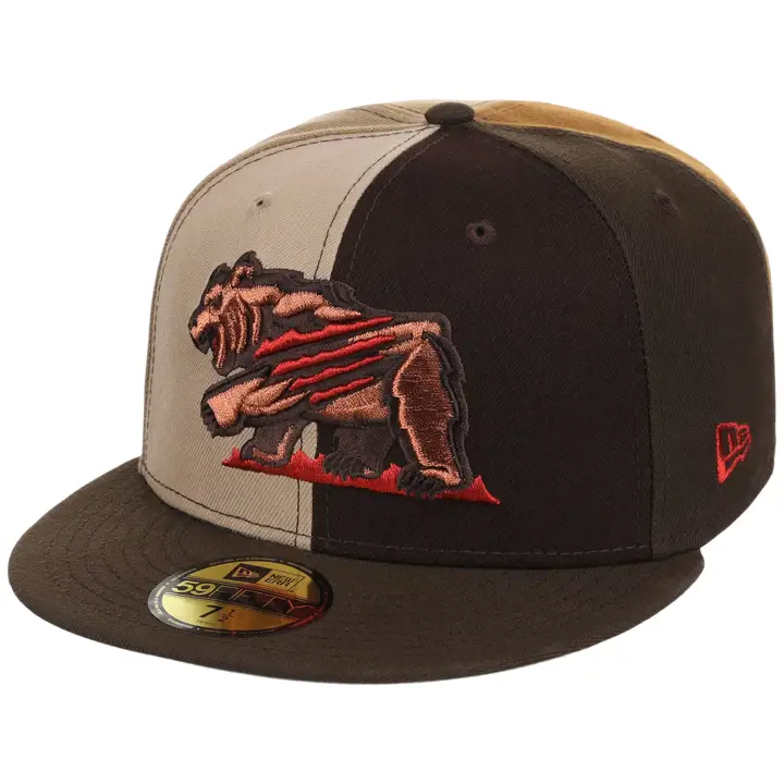 FRESNO GRIZZLIES LHD MILB Lundi 59FIFTY AST/BRN/GRY