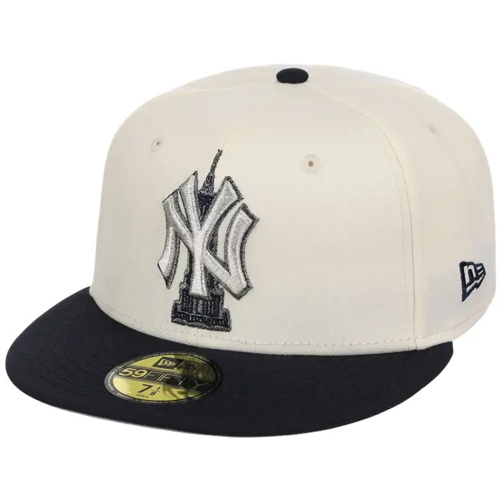 New York Yankees MLB NYC Local Empire State 59FIFTY CHROME/N
