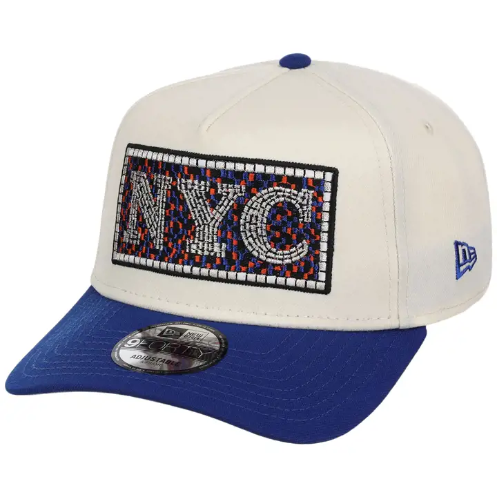 New York Mets MLB NYC Local Subway Tile 9FORTY AF CHROME/RBL