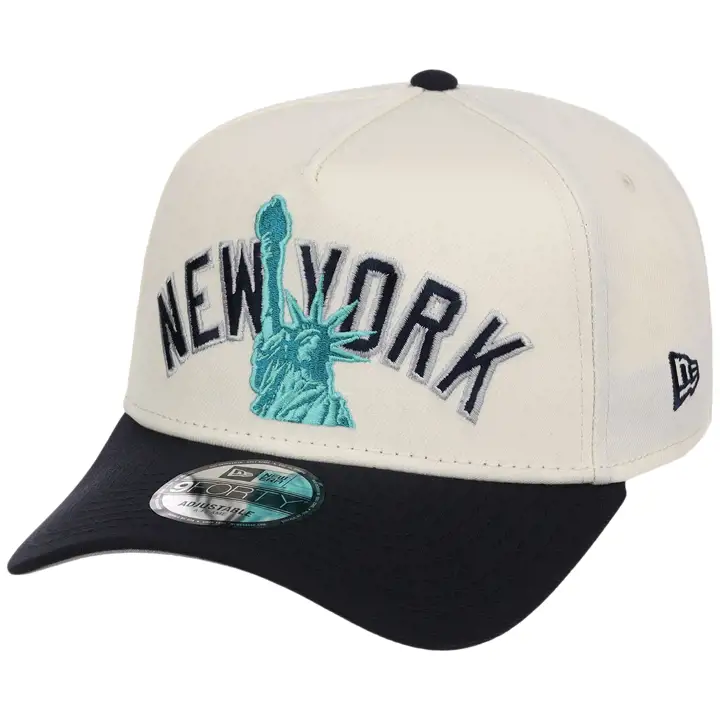New York Yankees MLB NYC Local Liberty 9FORTY AF CHROME/BLEU MARINE